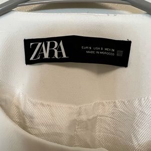 Zara White Blazer